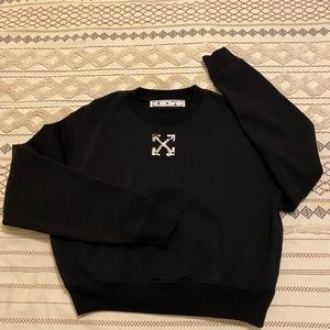 Off White arrow black sweatshirt size small